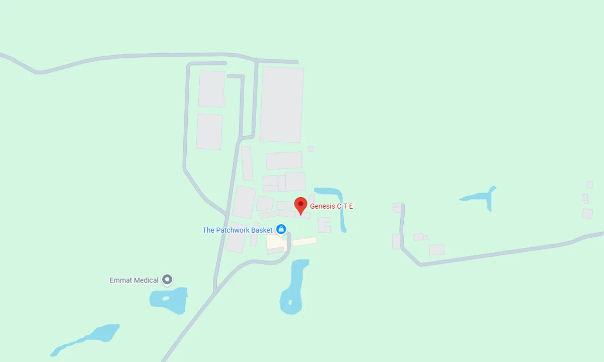 Map showing the location of Genesis CTE in Staunton, Gloucestershire